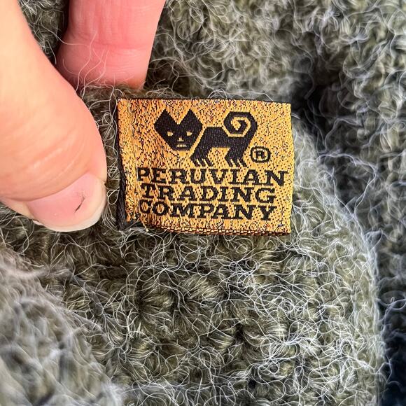 Peruvian Trading Company Christmas Tree Shaped Knit Hat One Size - Picture 6 of 7